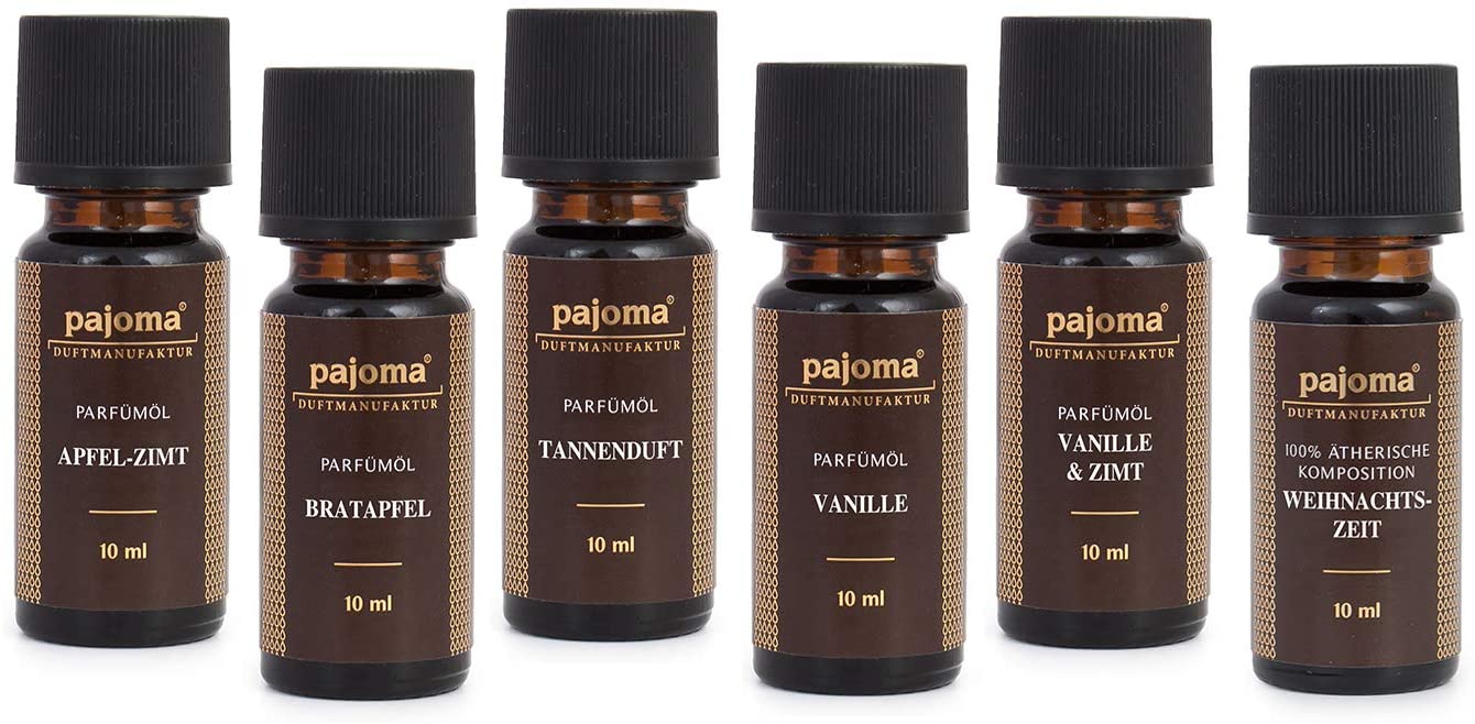 Pajoma Golden Line Fragrance Oil Set Made In Germany Room Fragrance For Aro