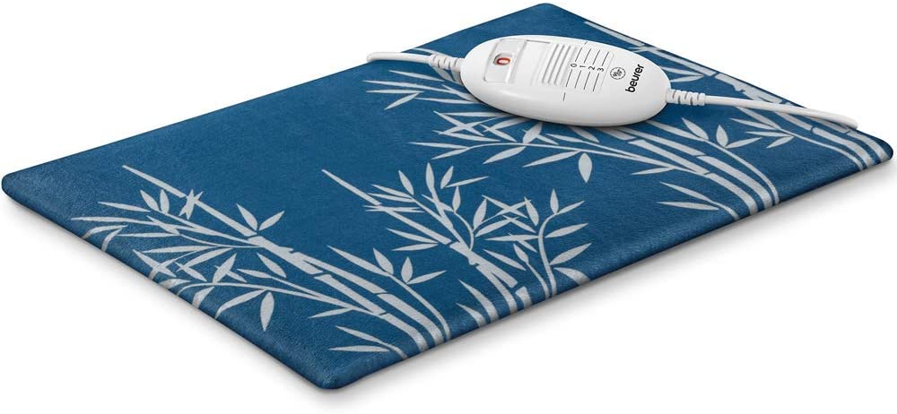 Beurer HK 35 Heating Pad with Quick Heating, 3 Temperature Settings, Automatic Shut-Off and Cuddly Cover