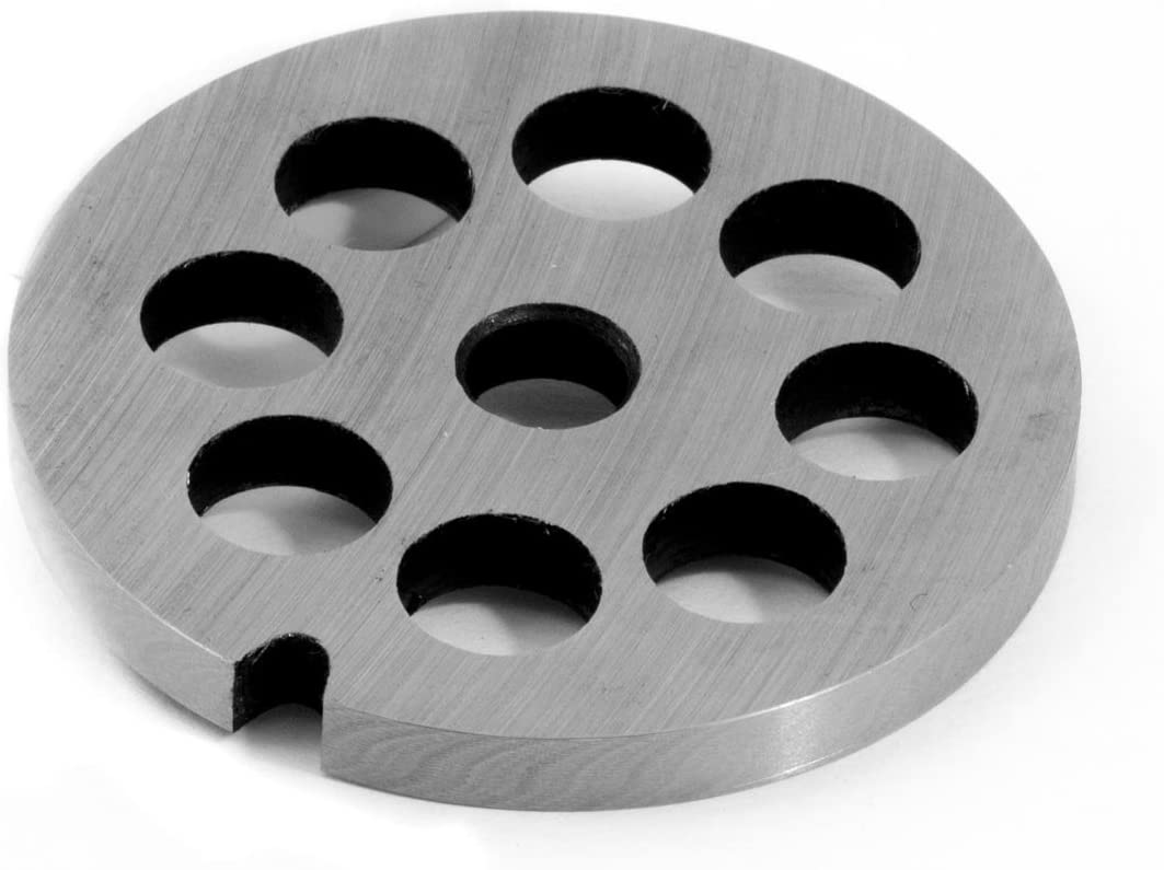 A.J.S. Unger Enterprise Perforated Disc for Meat Mincer No. 10 / Diameter 13 mm Perforated Disc Set for Meat Mincer Disc Replacement Plate Size 10/13 mm