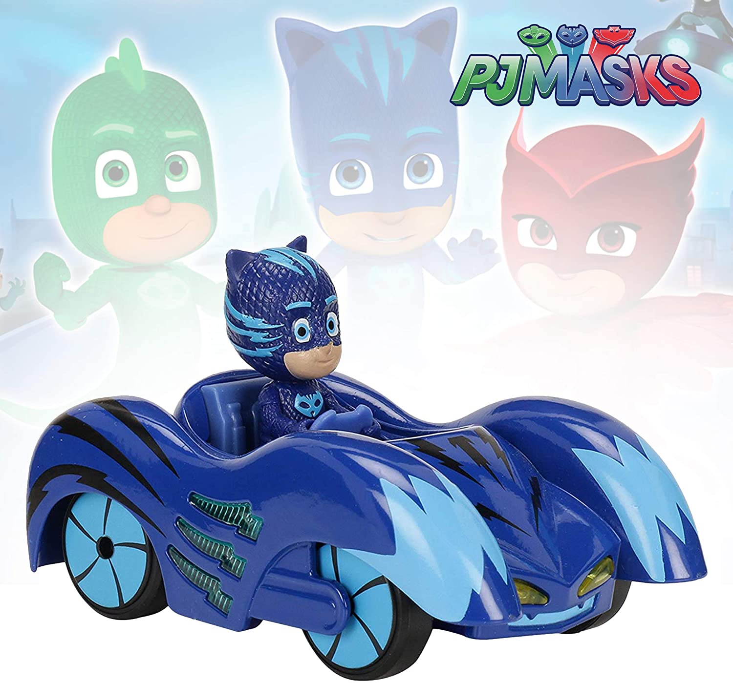 Dickie Toys Pj Masks Mission Racer, Cat Car, Blue