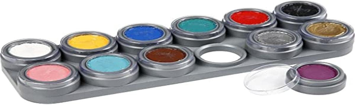 Grimas 100263 - Schmink-Palette mit 12 Farben (struts-6014) (Schminken/Gesichtsmalerei)