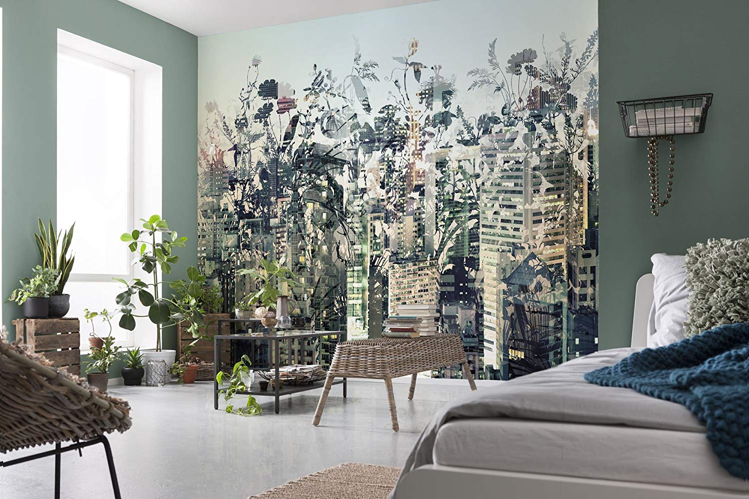 Komar 368 X 254 Cm Photo Wallpaper Urban Jungle 8 Pieces