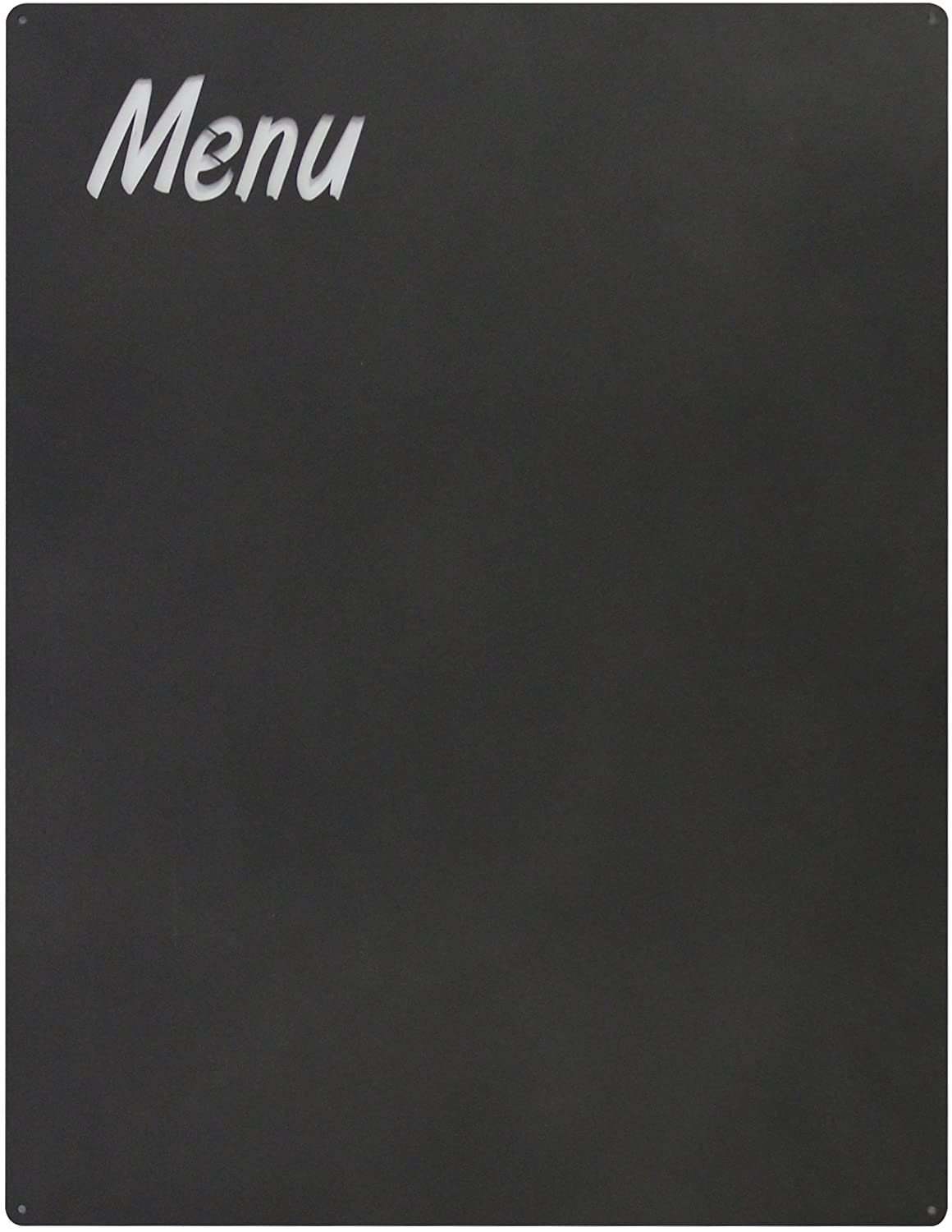 Kalamitica Menu Stand, Metal, Charcoal Grey, 74 x 57 x 0.12 \"