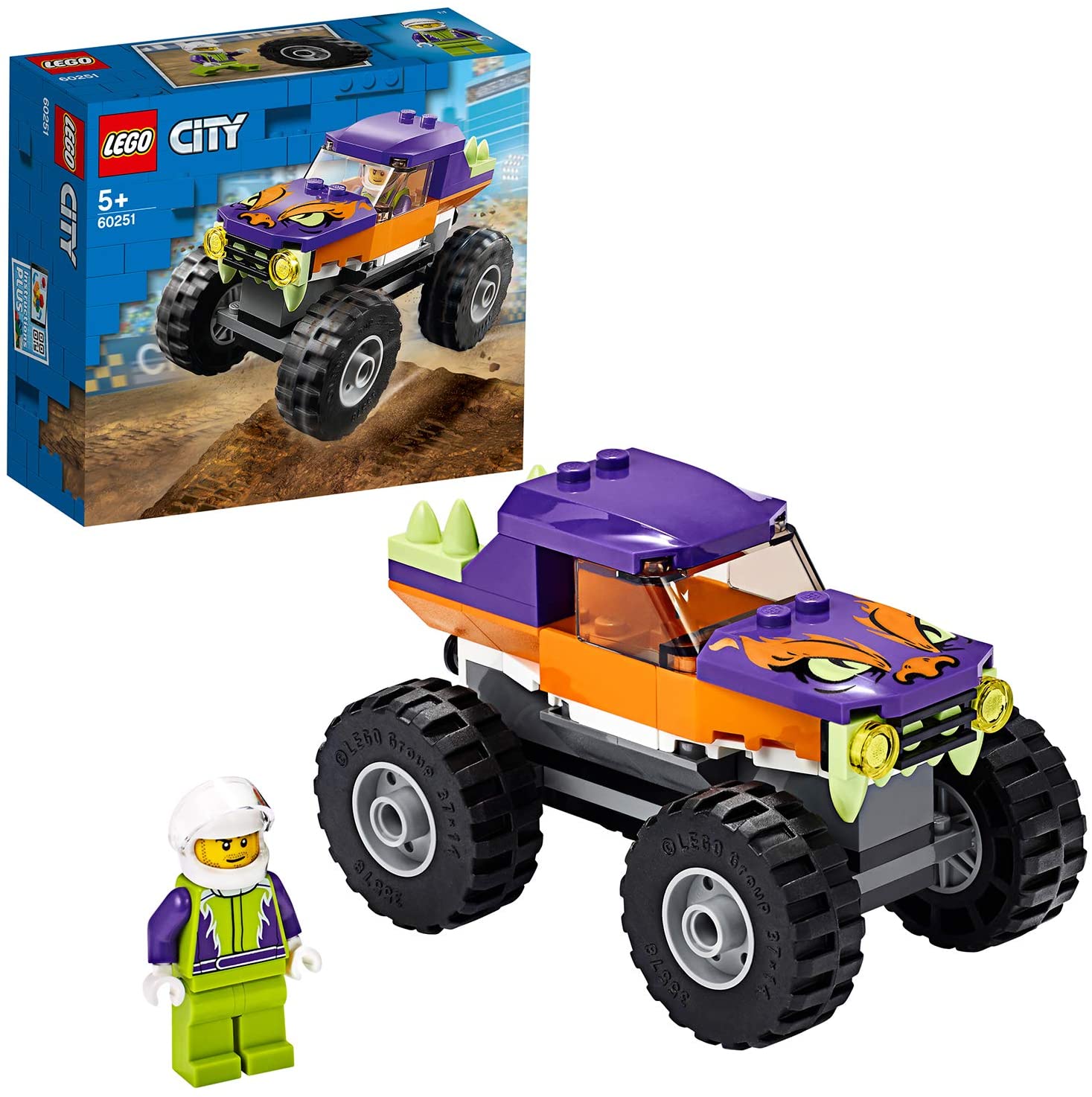 Lego 60251 Monster Truck City, Toy For Children 5 Years And Up