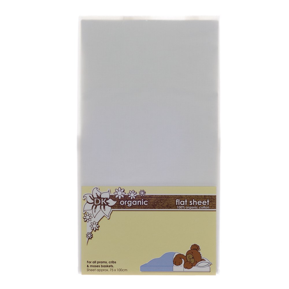 Dk Glovesheets Sheet For Prams And Cots (Organic White)