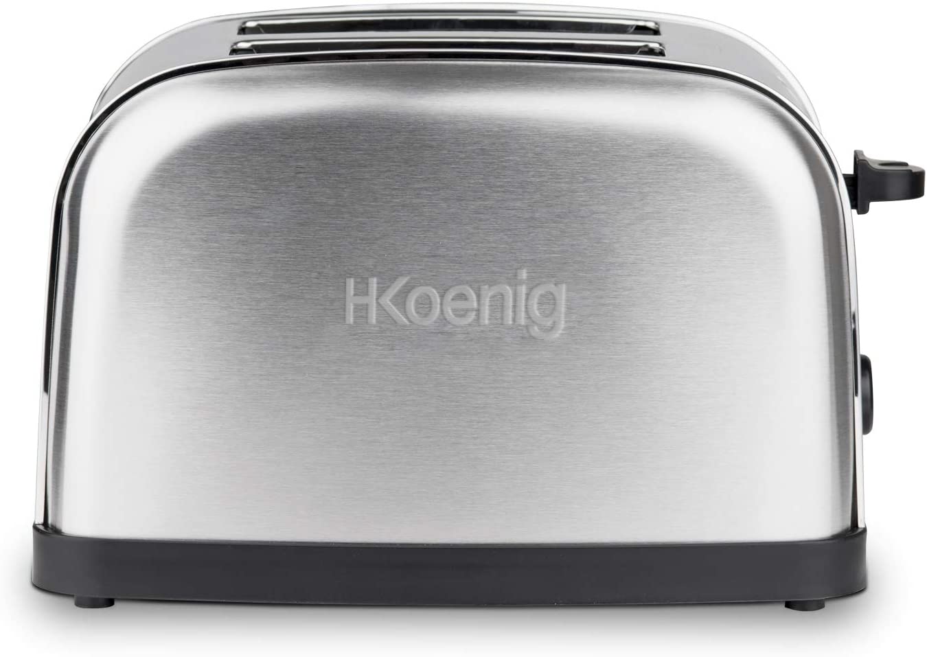 H.Koenig TOS7 Toaster / 2 Slices / 6 Browning Levels / 850 W / Stainless Steel / Silver