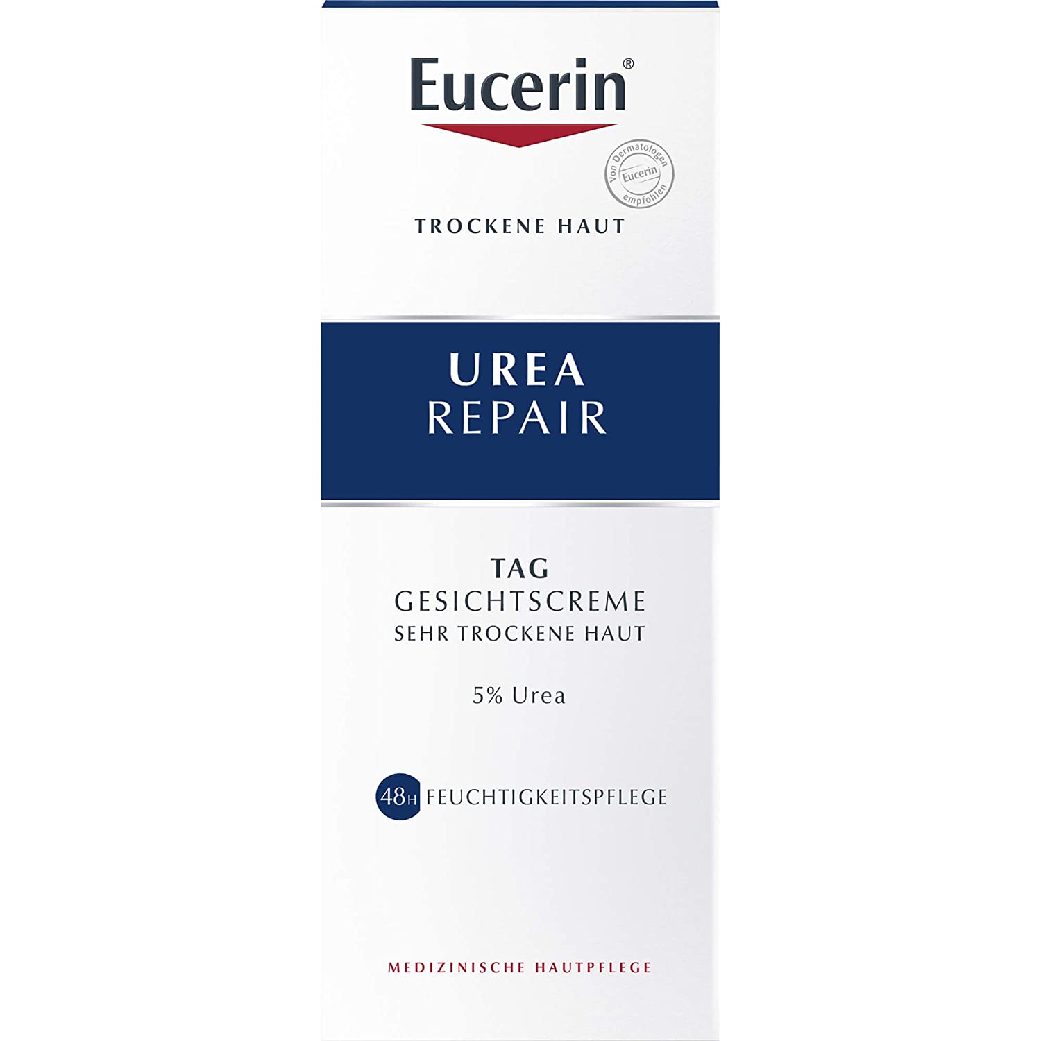 Eucerin Urea Repair Tag Face Cream for Very Dry Skin 50 ml Cream, ‎transparent