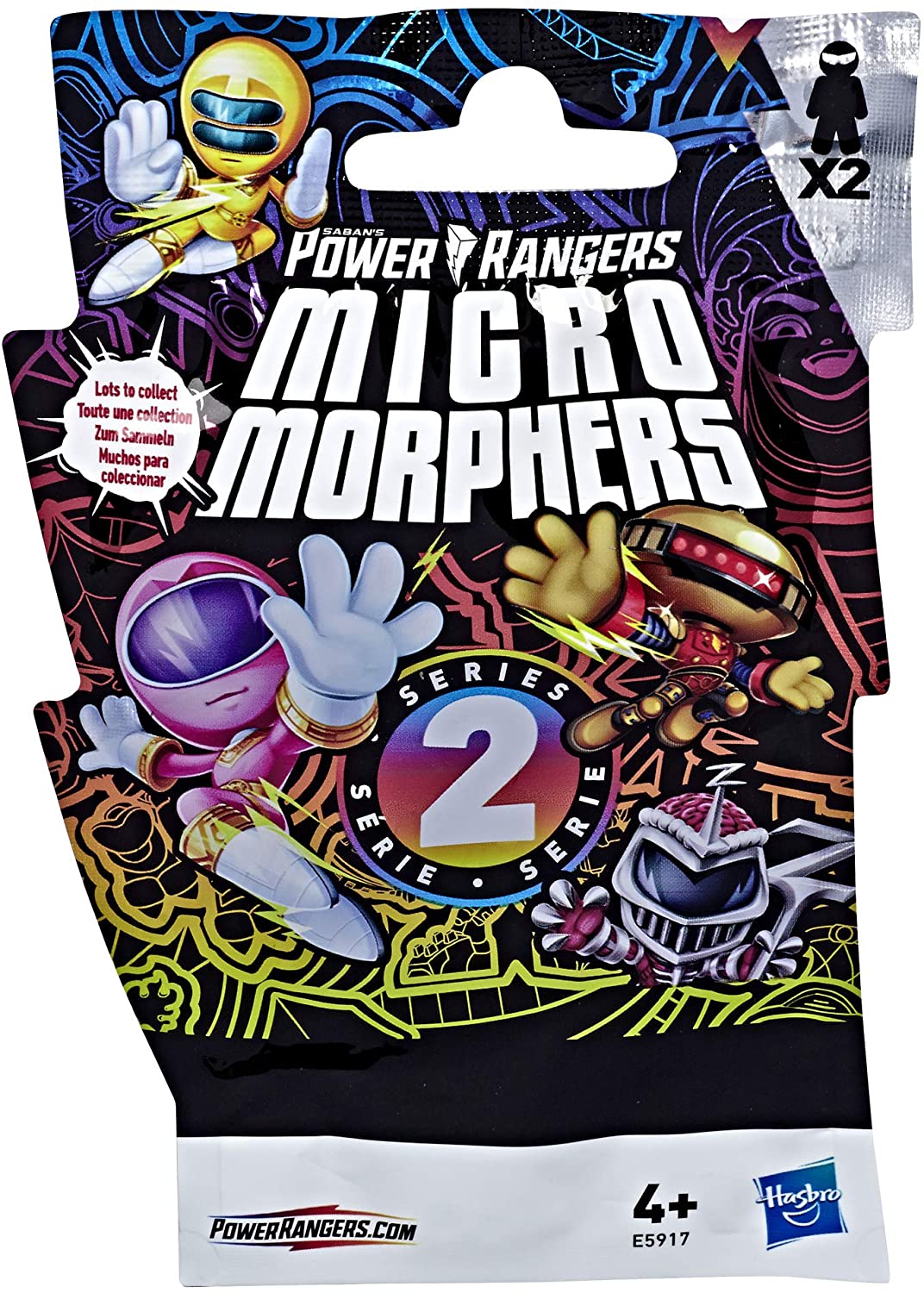 Power Rangers Micro Morphers Series 2 Collectable Toys - Great Party Bags &
