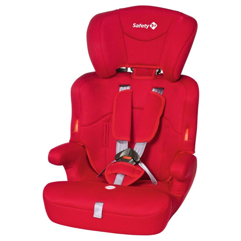 Safety 1st Ever Safe Child Seat, Group 1/2/3 Car Seat (9-36 kg), from approx. 12 Months to 12 Years Assorted Colours Full Red