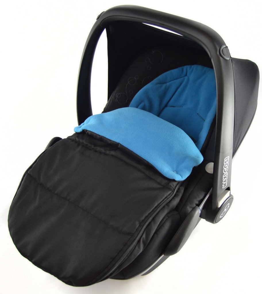 For-your-Little-One Universal Car Kiddy Evolution Pro carseat Footmuff New Born Car Seat Ocean Blue
