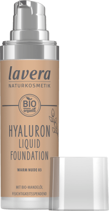 lavera Make-up Hyaluron Liquid Foundation -Warm Nude 03-, 30 ml