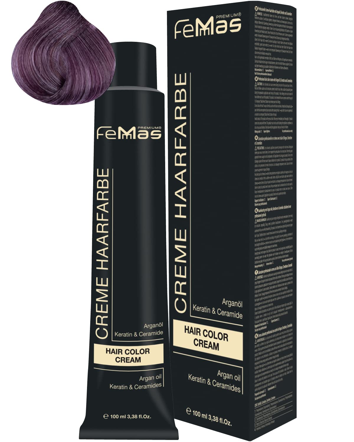 Femmas Hair Colour Cream 100 ml Hair Colour (Metallic Purple), ‎metallic purple