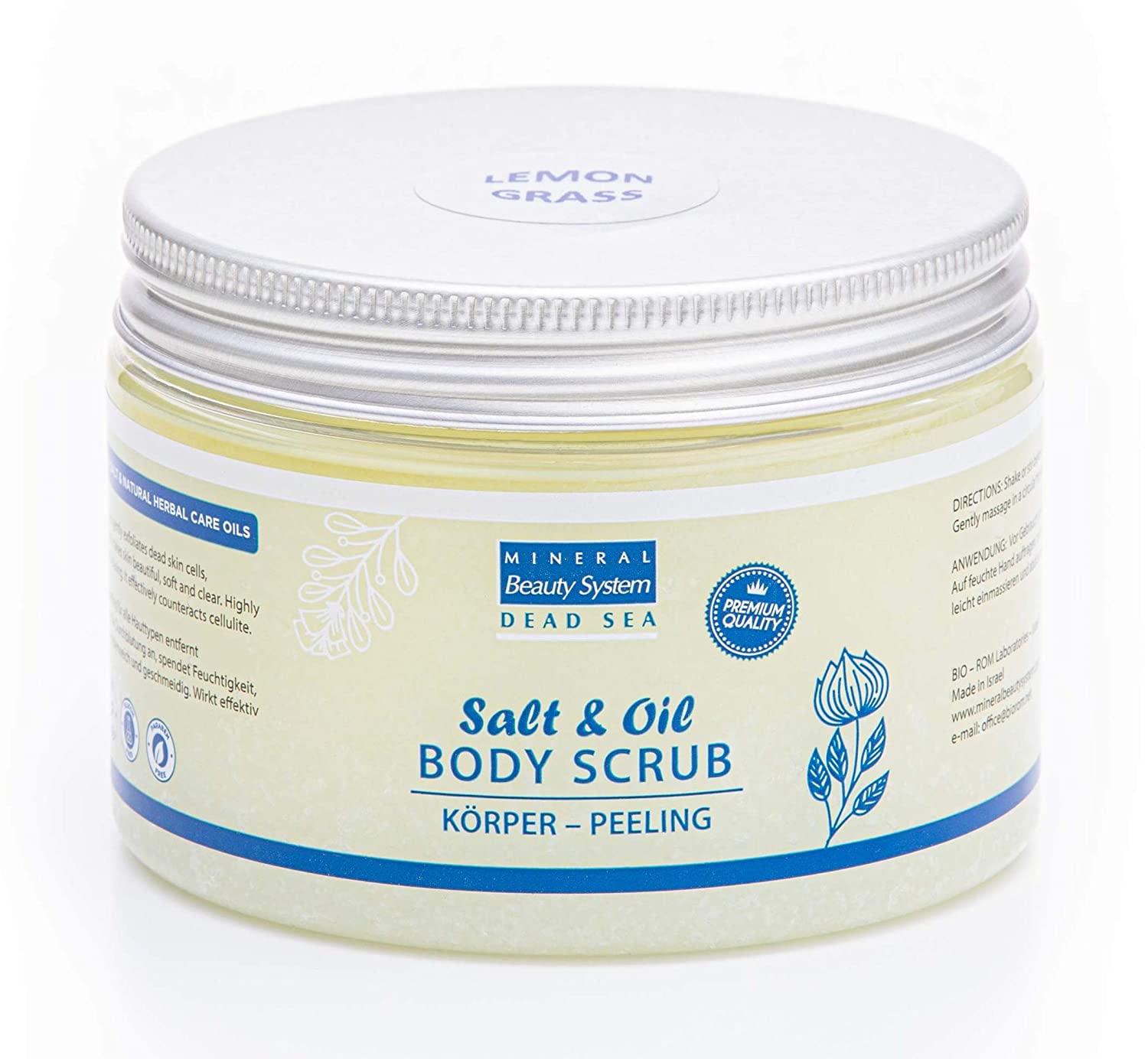 Mineral Beauty System Beauty System Body Scrub Lemongrass, 300 ml