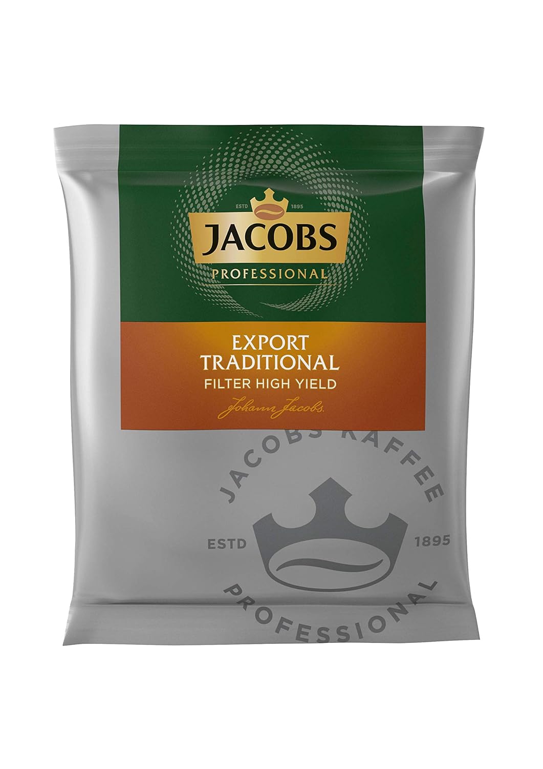 Jacobs Export Traditional High Yield Filter Coffee, Bulk Pack of 90 Portion Bags of 55 g (4.95 kg)