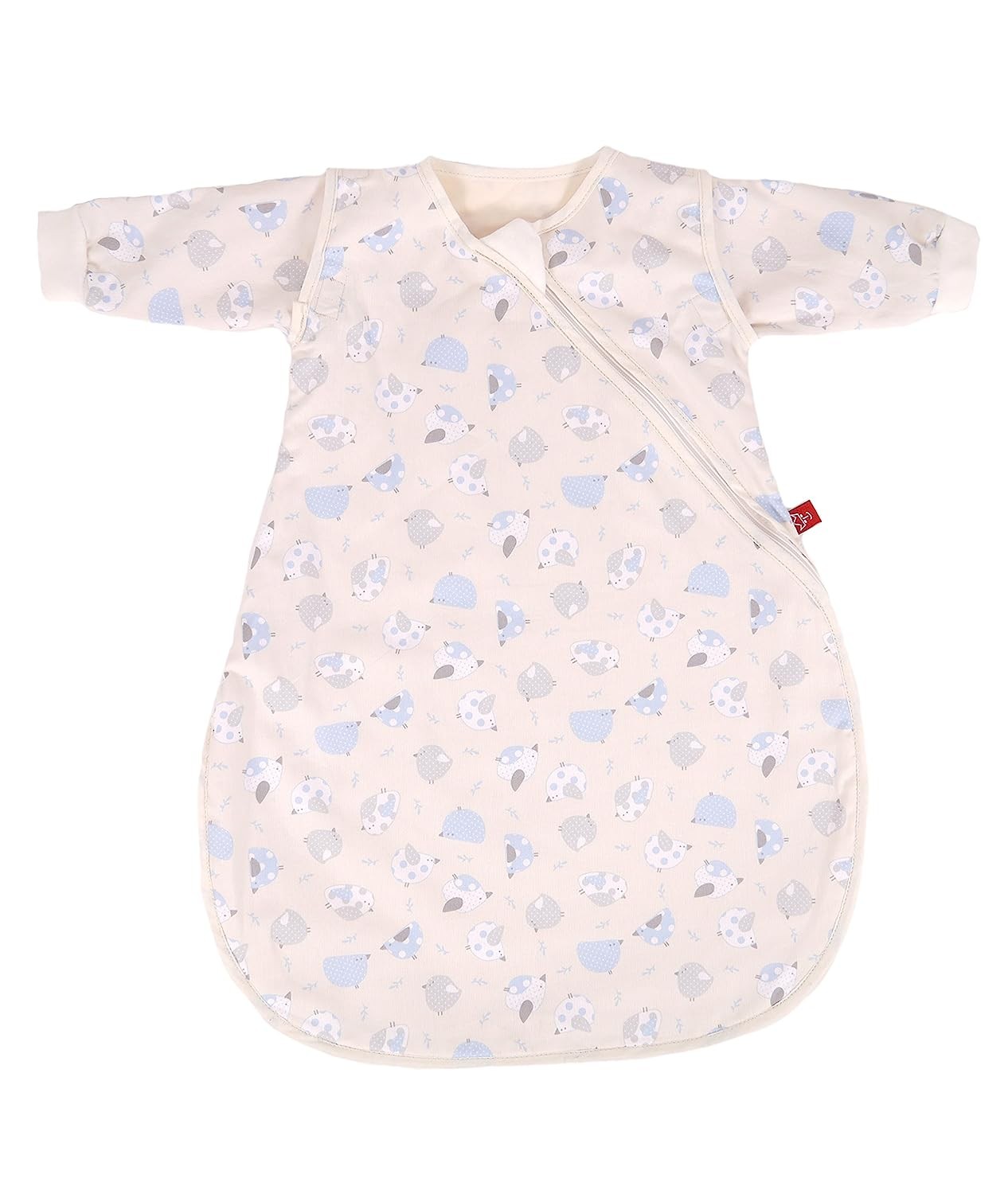 Kaiser Frida 65064197 All-Year Sleeping Bag Birds Light Blue 70 cm Long