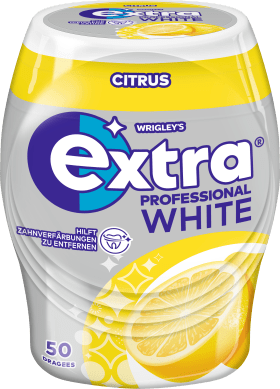 Chewing gum, extra professional white citrus, 50 st
