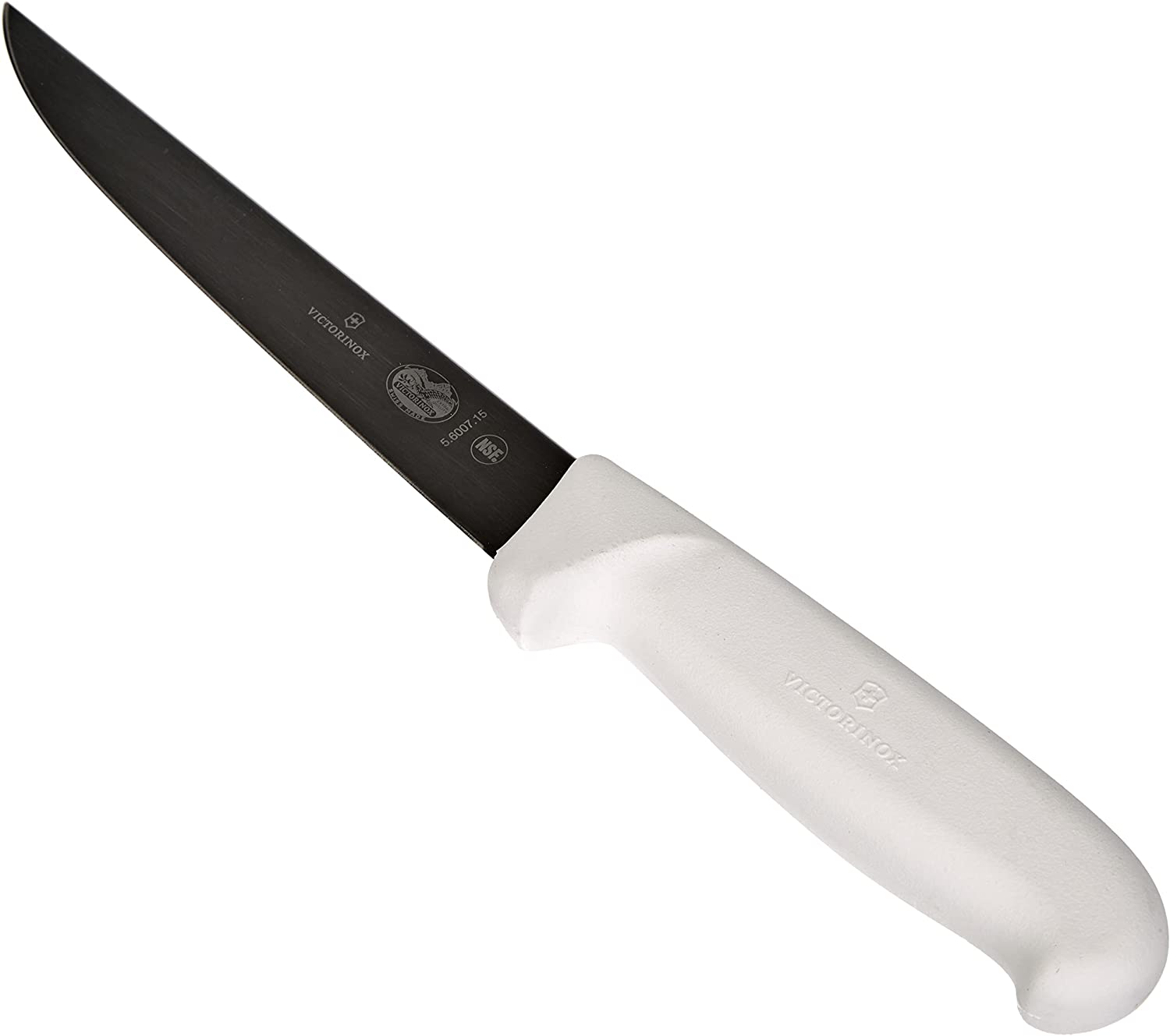 \'Victorinox Cooks Knife Fibrox Boning Knife 15 Cm Black, red