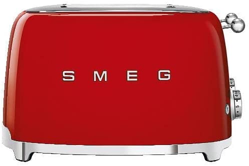 Smeg TSF03RDEU 2000 Metal Toaster Red