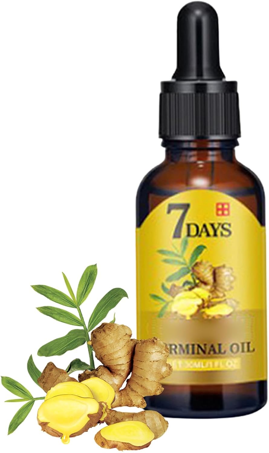20 ml Hair Growth Serum, Anti-Hair Loss Hair Serum, Natural Essential Hair Oil, Ginger Germ Oil, Promote Thicker Hair Growth, Treatment of Hair Loss and Hair Thinning, Anti-Hair Loss