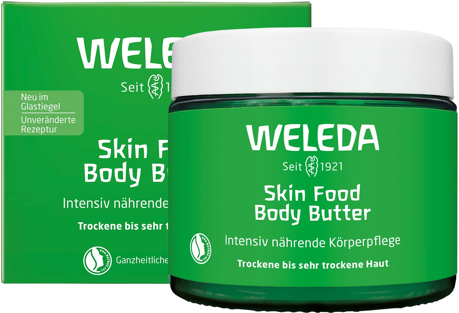 WELEDA Skin Food Body Butter - Intensive Body Care Body Lotion Cream for Dry to Very Dry Skin, ‎transparent