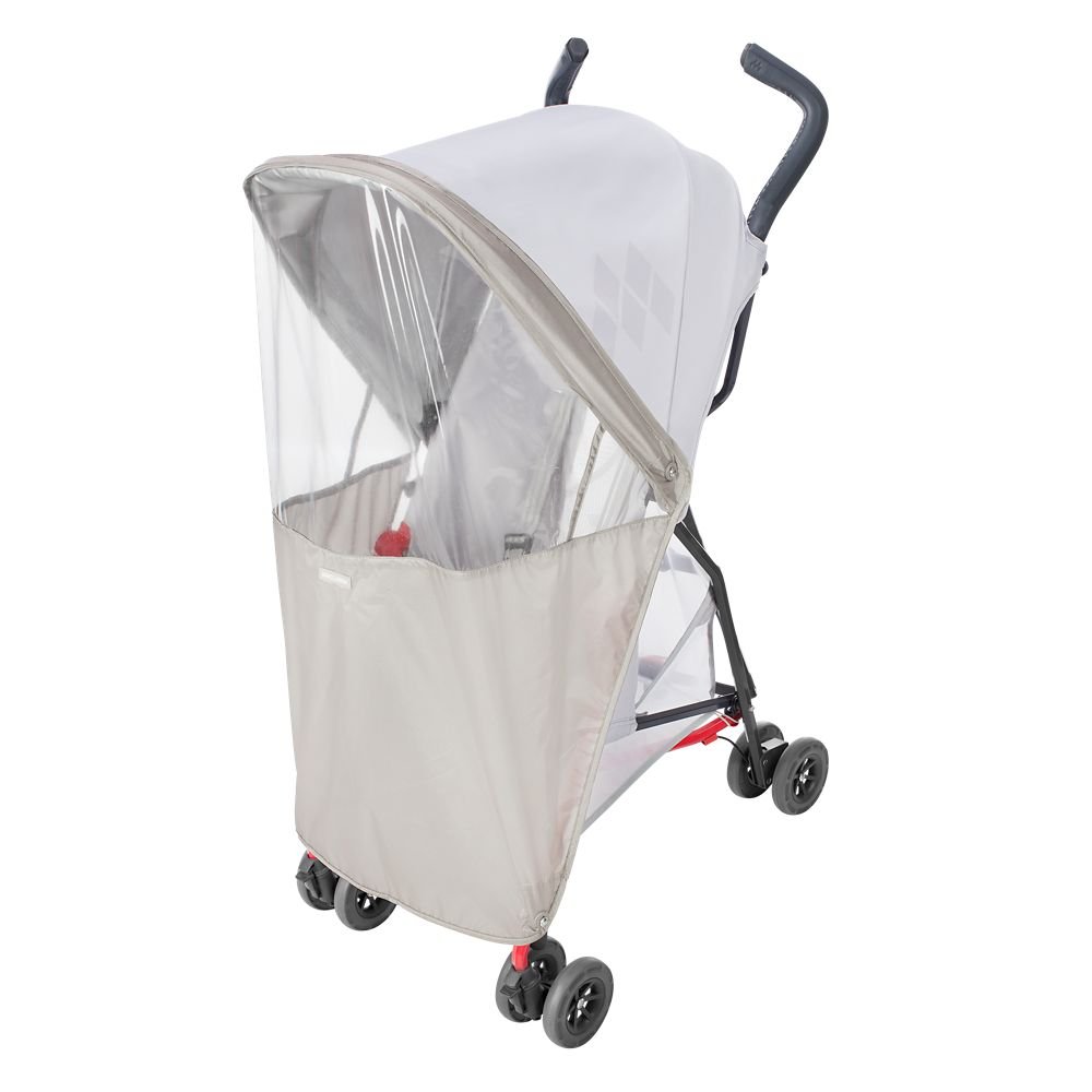 Maclaren Mark II Rain Cover - Protects from rain, wind and snow and allows safe ventilation Quick and easy to attach to all Maclaren Mark II buggies PVC free
