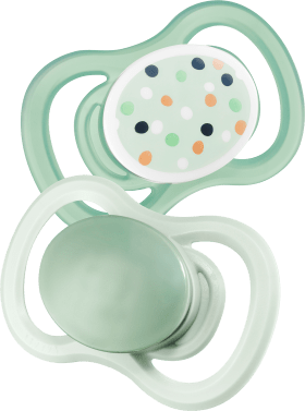 Pacifier Air Silicone symmetrical green, Gr.3, from 16 months, 2 pcs, 2 pcs