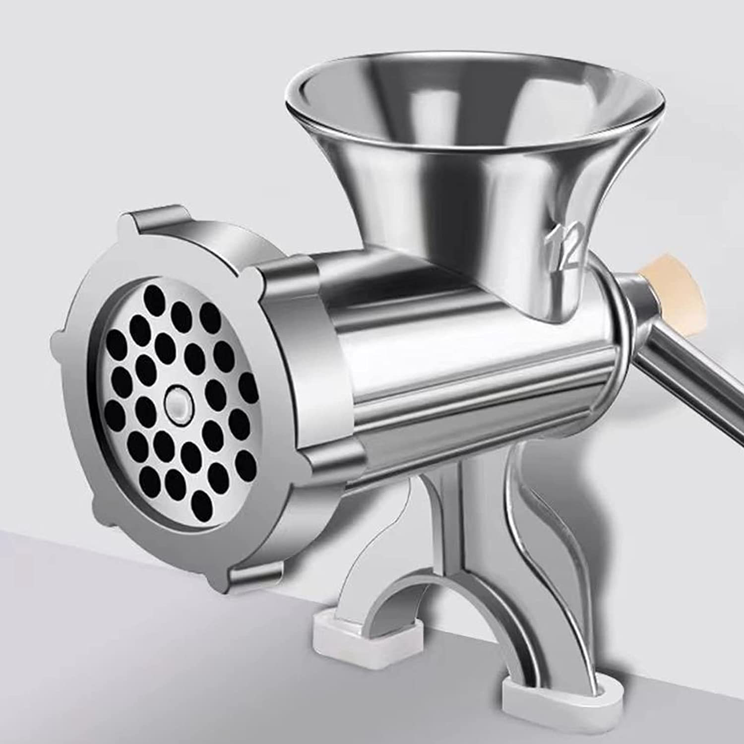 Manual Meat Mincer Sausage Filler Stainless Steel Aluminium Alloy Household Meat Grinder Multifunctional Food Processor Kit