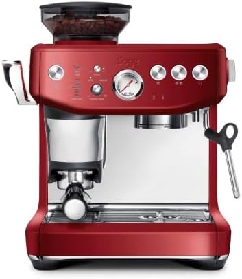 Sage Espresso Barista Express Impress Red -SES876RVC4EEU1