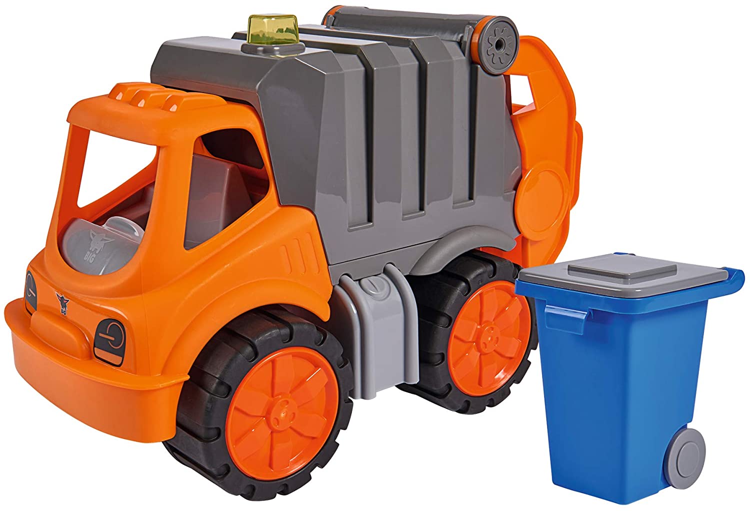 Big Power-Worker Wheelie Bin Toy Car Ideal For On The Go Tyres Made Of Soft