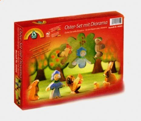 Ostheimer 60305 - Easter Set With Diorama (7 Pieces)