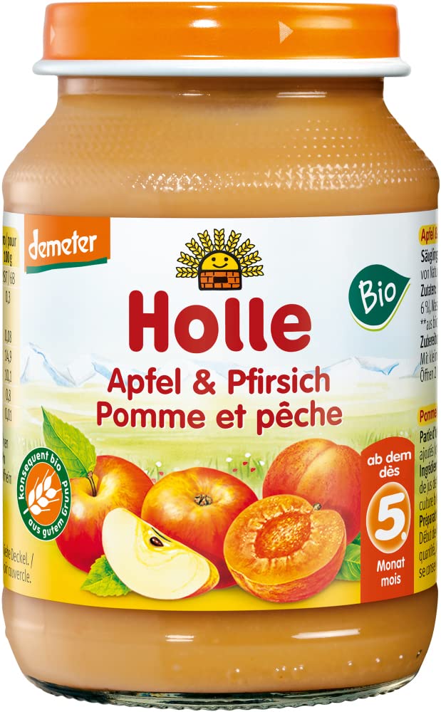 Holle Bio Apfel & Pfirsich (6 x 190 gr)