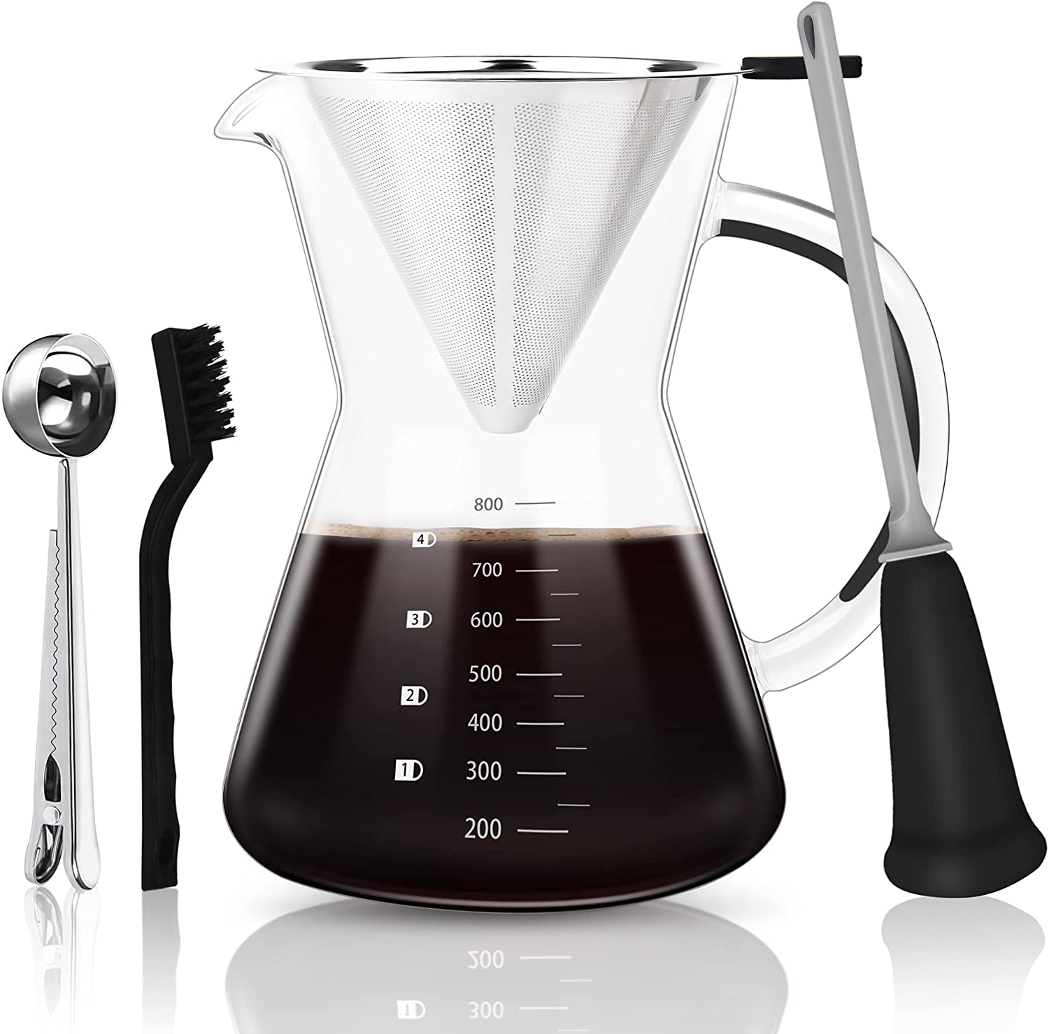 ISKM Manuell Pour Over Coffee Maker, Coffee Maker, Coffee Maker, Coffee Fil