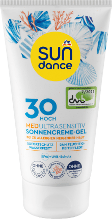 Sunscreen gel, med ultra sensitive, LSF 30, 150 ml