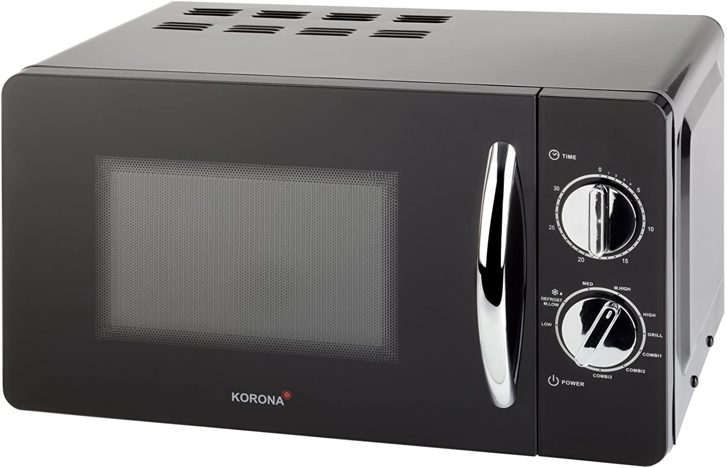 Korona - Microwave 58040 I 700 W I 20 litres I 5 power levels I grill function | black