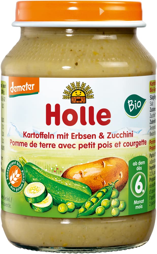 Holle Bio Kartoffeln mit Erbsen & Zucchini (2 x 190 gr)