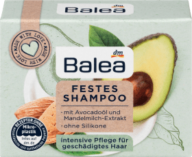 Balea Festes Shampoo Avocado Mandelmilch, 60 g