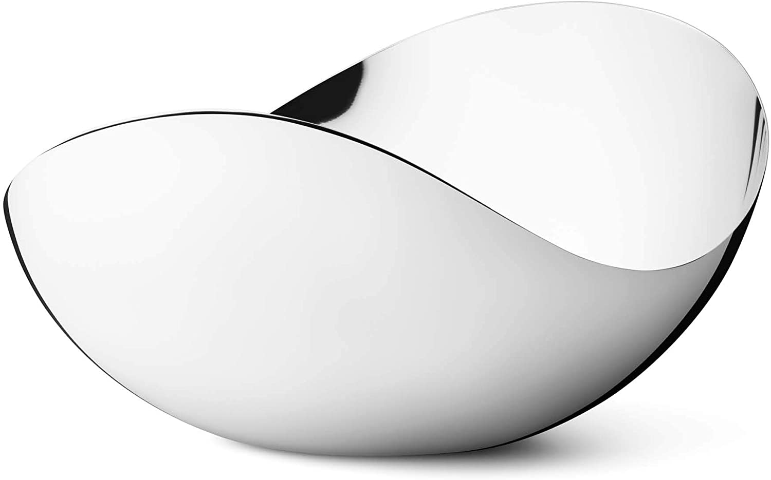 Georg Jensen Large serving bowl, stainless steel, 15.3 x 27.8 x 20.6 cm