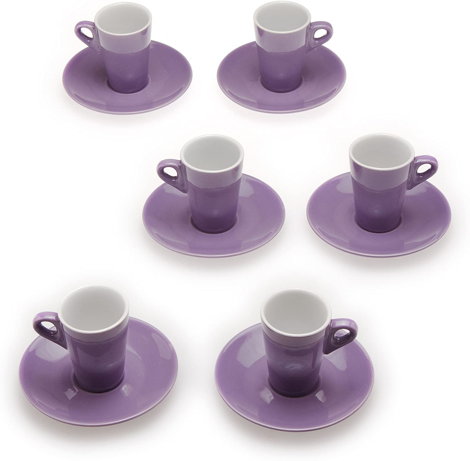 Tognana 6 coffee cups Elegant Purple