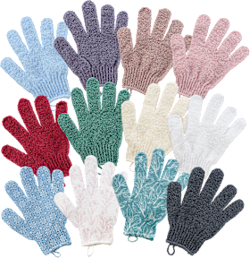 Massage and peeling glove, 1 piece