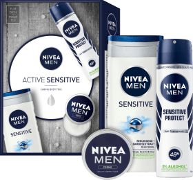 NIVEA MEN Active Sensitive Gift Set 3pcs, 1 pc