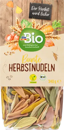 dmBio noodles colorful autumn noodles, 340 g