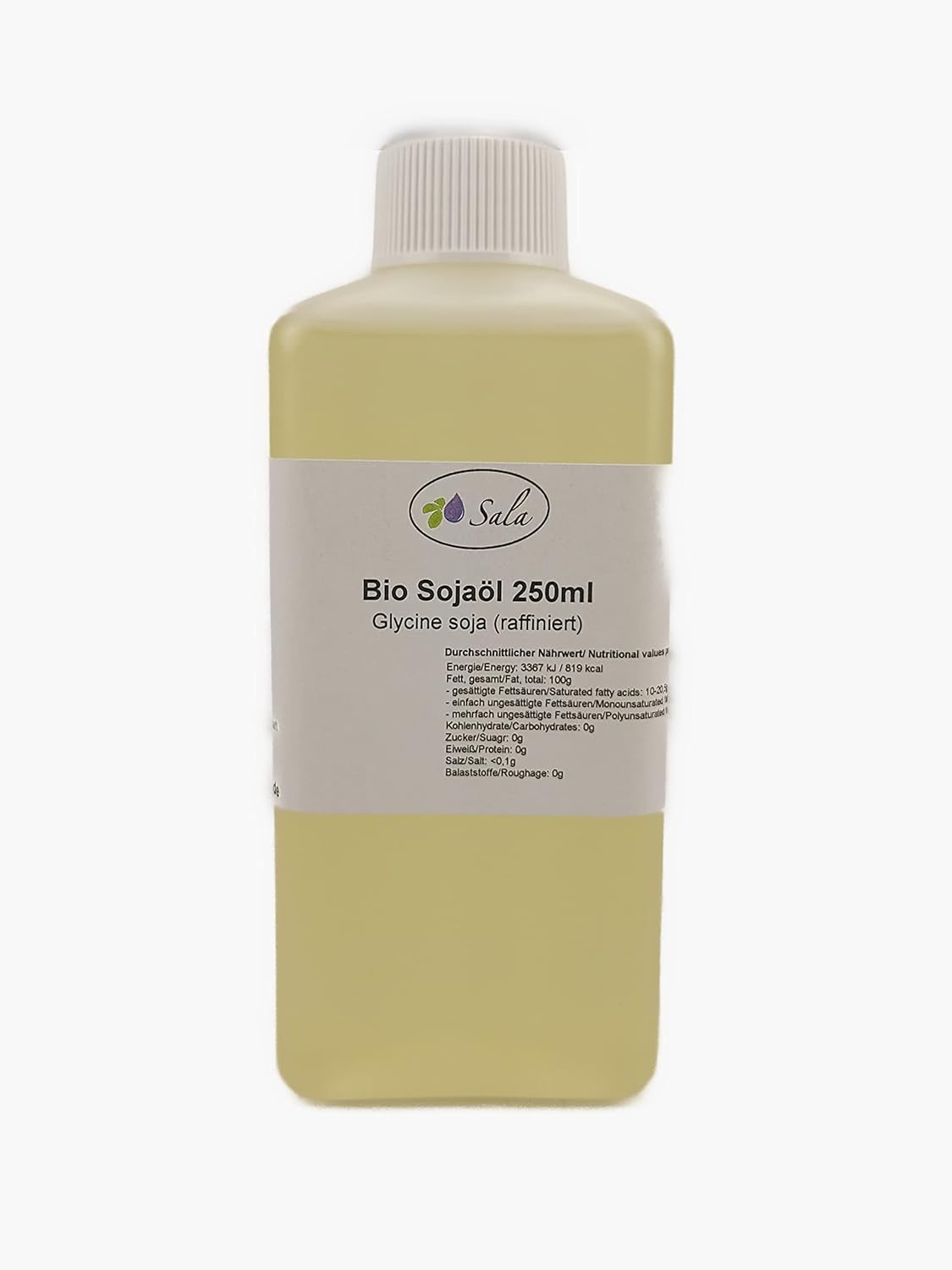 Sala Soya Oil Refined Organic (250 ml HDPE Bottle)