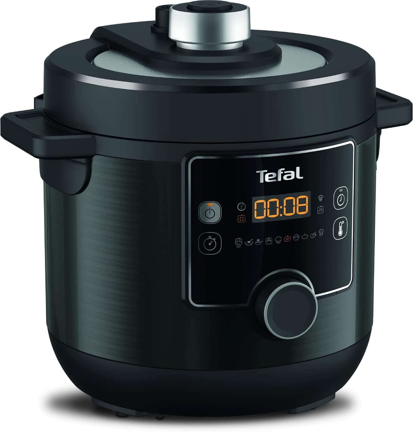 Tefal CY7788 Turbo Cuisine & Fry | Airfryer and Multicooker 2 in 1 | Hot Air Fryer + Pressure Cooker | Fryer in black with 1200 watts and 7.6 liter capacity