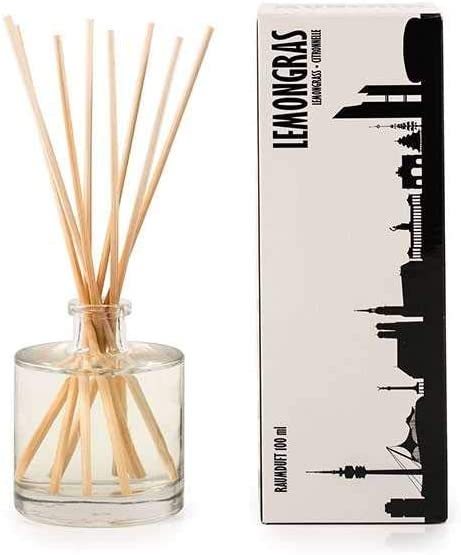Pajoma LIA MÜNCHEN Lemongrass Room Fragrance 100 ml with Wooden Attachment