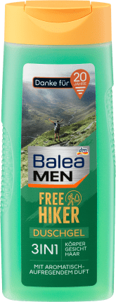 Balea MEN Duschgel 3in1 Free Hiker, 300 ml