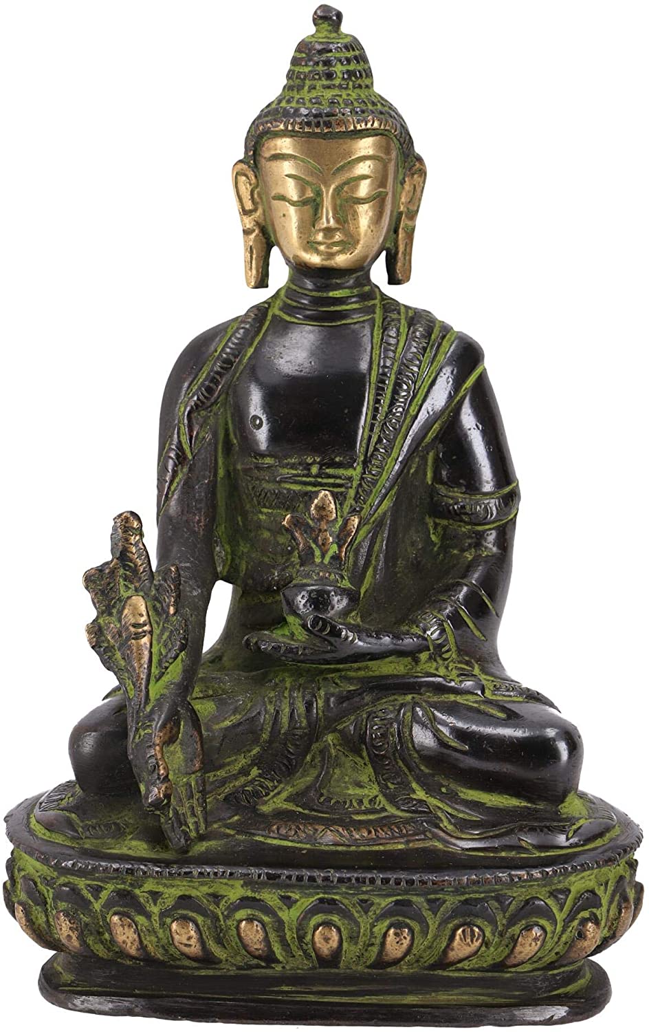 Brass Buddha Statue Medicine Buddha-Brass And Copper Statue