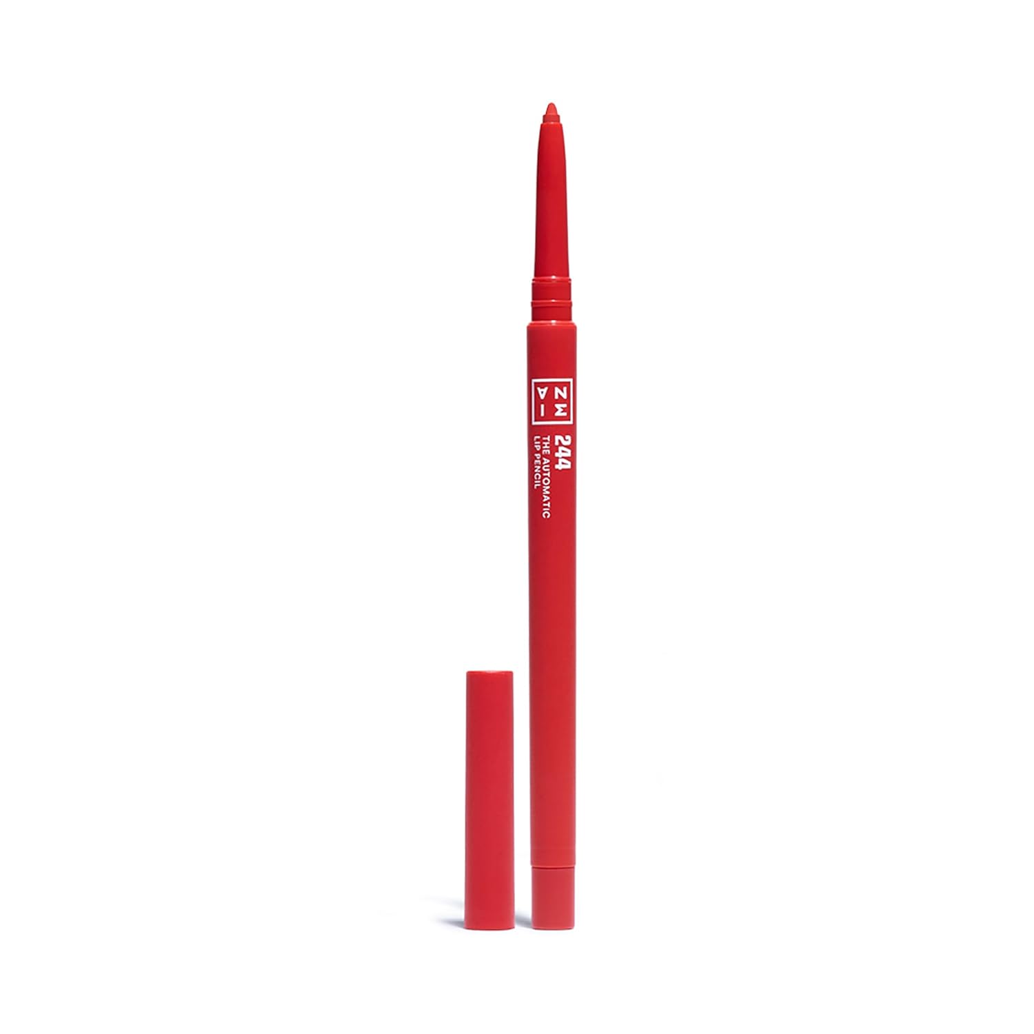 3INA MAKEUP - The Automatic Lip Pencil 244 - Red Lip Liner Waterproof - Lip Liner for Fuller Lips - Automatic Lip Liner - Vegan - Cruelty Free