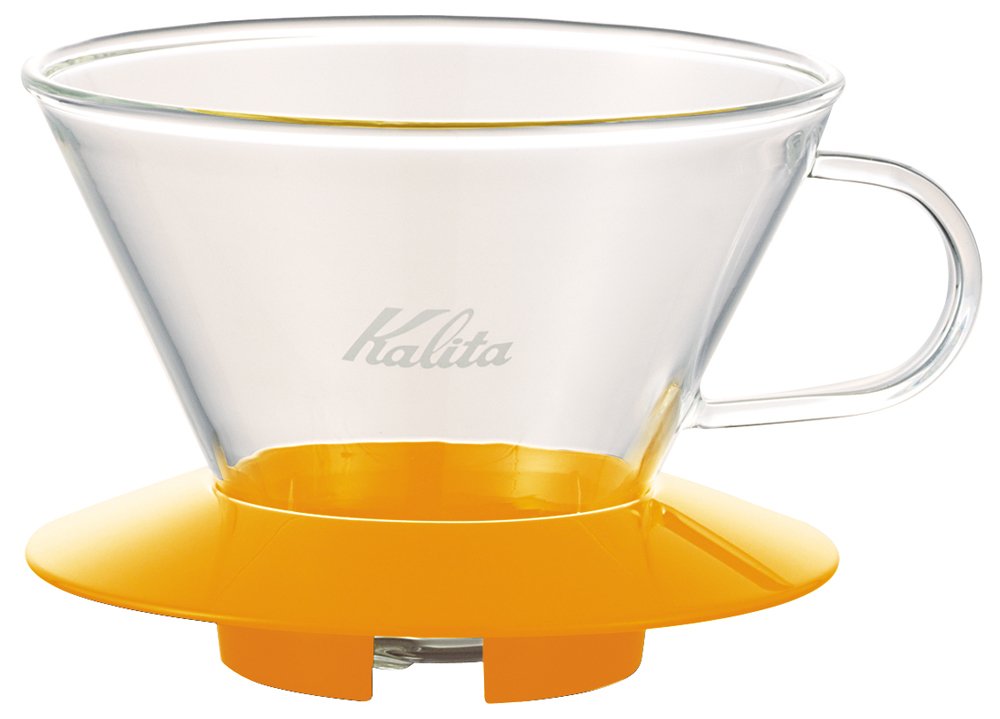Kalita Wave Dripper 185 Series Glass [2-4 Persons] Mango Yellow # 05067 (Ja