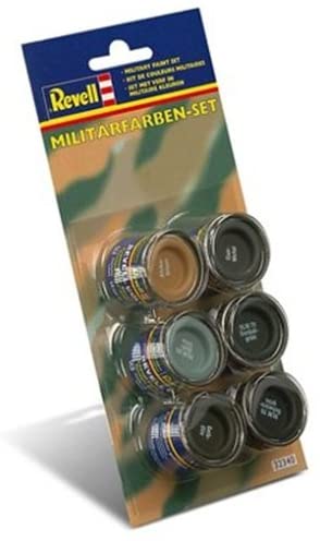 Revell 32340 Military Paint Set (6 x 14 ml Colours) - Modelling and Craft A
