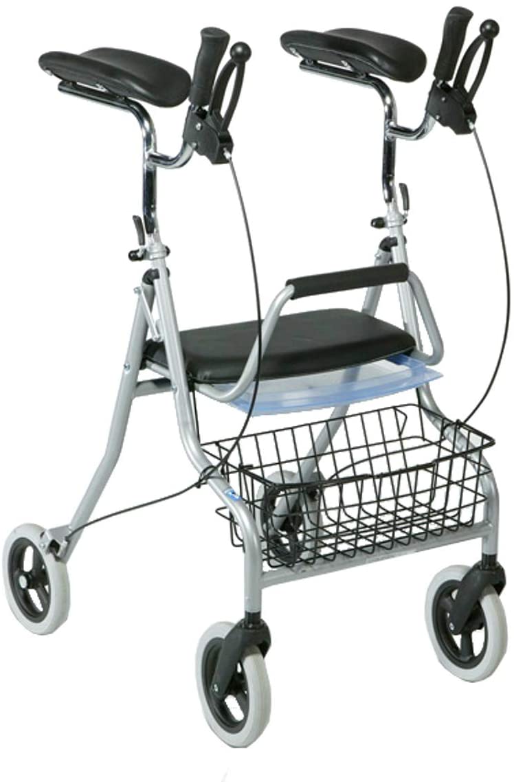 FabaCare Arthritis Rollator 276 Foldable Arthritis Rollator Height Adjustab